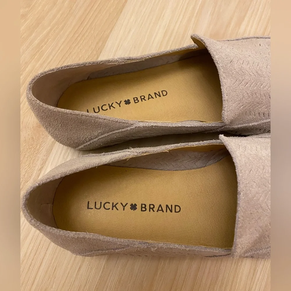 Lucky Brand Loafer LP-Brogan Gray Pointed Flat - Picture 5 of 7